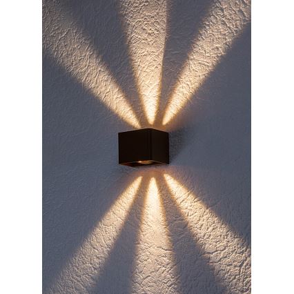 Rabalux - Вуличний світлодіодний настінний світильник LED/10W/230V IP54 коричневий