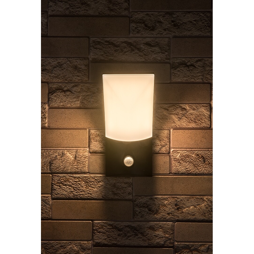Rabalux - LED Вуличний настінний світильник з датчиком LED/10W/230V IP54