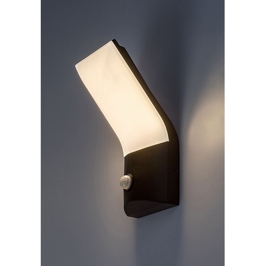 Rabalux - LED Вуличний настінний світильник з датчиком LED/10W/230V IP54