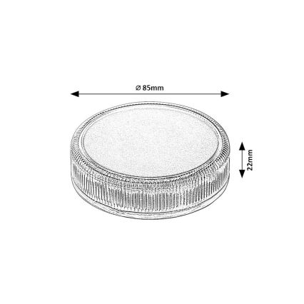 Rabalux - Світлодіодний світильник на сонячній батареї LED/0,3W/1,2V 800mAh IP65