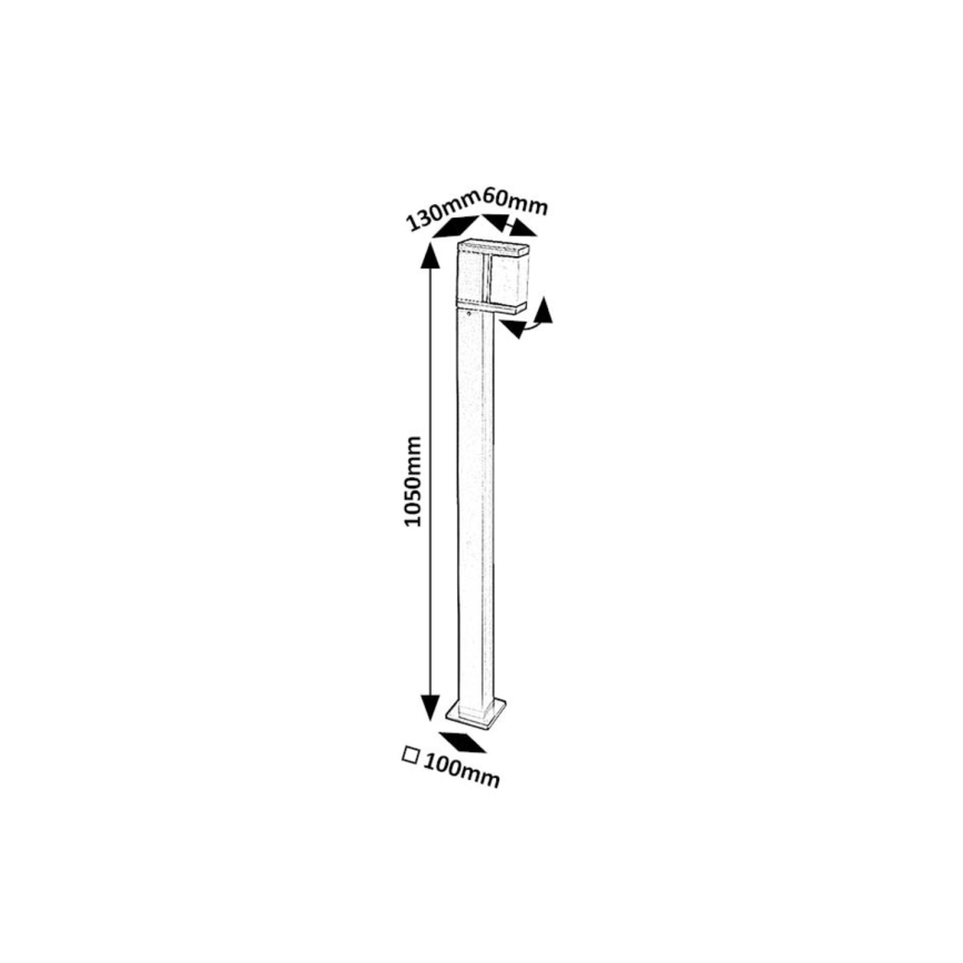 Rabalux - Светодиодная уличная лампа LED/10W/230V IP54