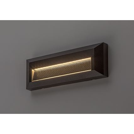 Rabalux - настенный уличный светильник LED, 6 Вт/230 В, IP65, черный