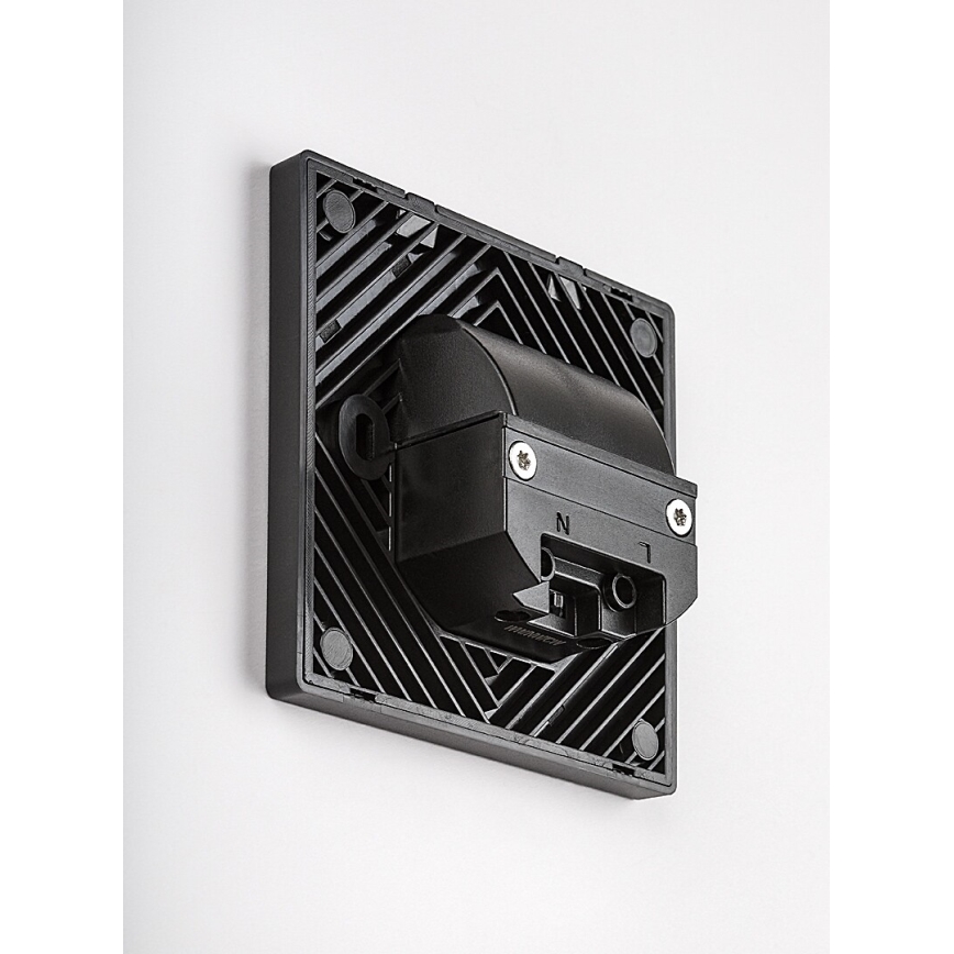 Rabalux - Светодиодный светильник для лестницы LED, 1 Вт, 230 В, 3000/4500/6500 К, чёрный