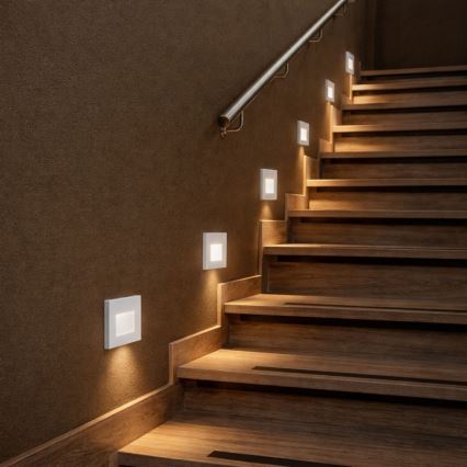Rabalux - LED-светильник для лестницы LED/1W/230V 3000/4500/6500K белый