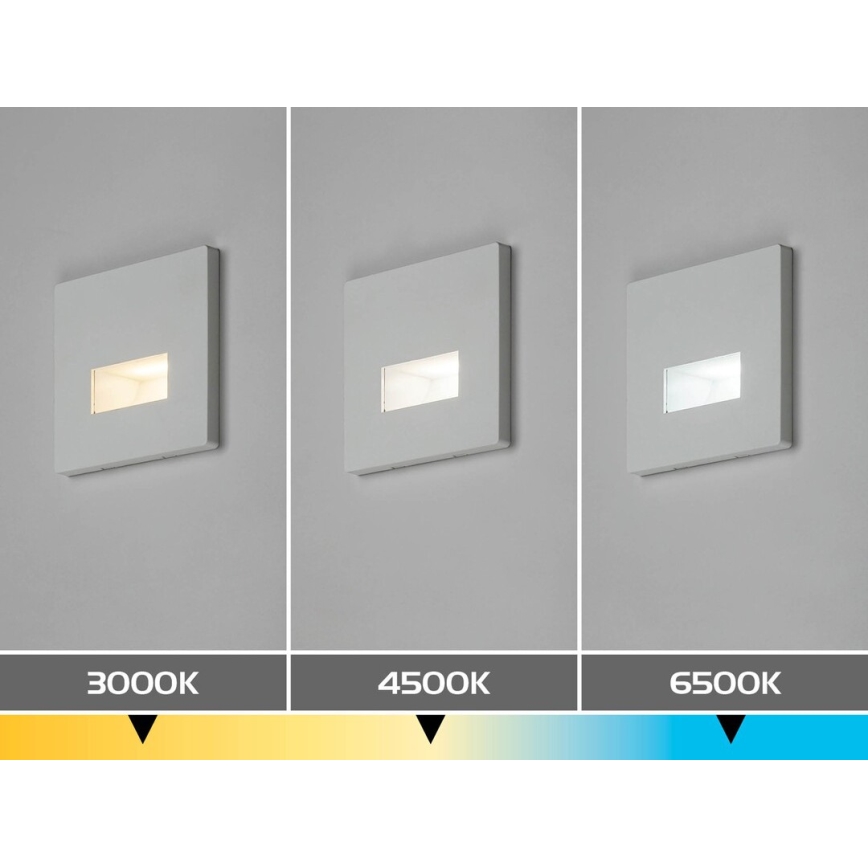 Rabalux - LED-светильник для лестницы LED/1W/230V 3000/4500/6500K белый