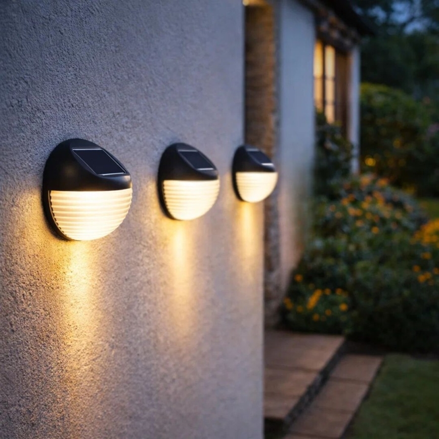 Rabalux - Комплект 2x LED солнечных настенных светильников LED/0,06W/1,2V 300 mAh IP44