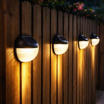 Rabalux - Комплект із 2 LED сонячних настінних світильників LED/0,06W/1,2V 300 mAh IP44