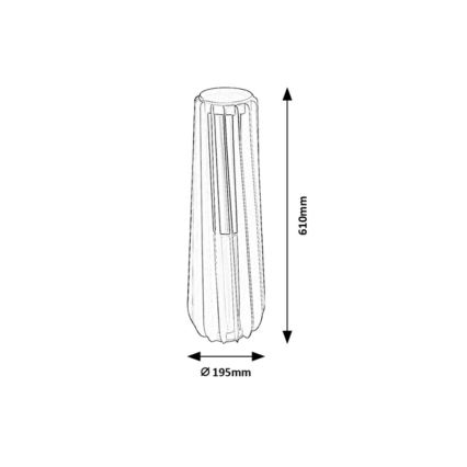 Rabalux - Уличный настенный светильник LED/12W/230V IP54