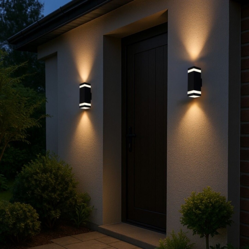 Rabalux - Зовнішній настінний світильник LED/16 Вт/230 В IP65 антрацит