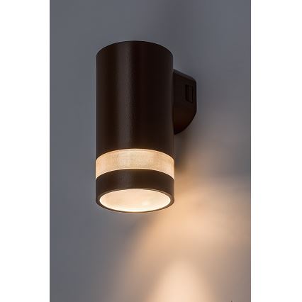 Rabalux - Зовнішній настінний світильник LED/9W/230V IP65 коричневий