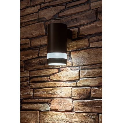 Rabalux - Зовнішній настінний світильник LED/9W/230V IP65 коричневий