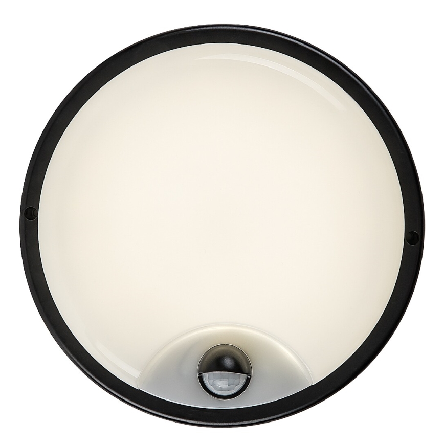 Rabalux - уличный настенный светильник с датчиком LED/18W/230V IP65 черный