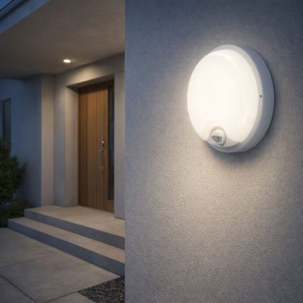 Rabalux - уличный настенный LED-светильник с датчиком LED/18W/230V IP65 белый
