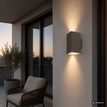 Rabalux - LED зовнішній настінний світильник LED/18W/230V 2700/4000/6500K IP65
