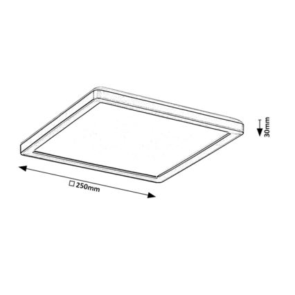 Rabalux - Светодиодный уличный светильник с регулированием яркости LED/15W/230V Wi-Fi Tuya 2700-6500K IP44 + дистанционное управление