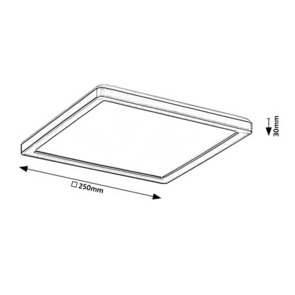 Rabalux - Светодиодный уличный светильник с регулированием яркости LED/15W/230V Wi-Fi Tuya 2700-6500K IP44 + дистанционное управление