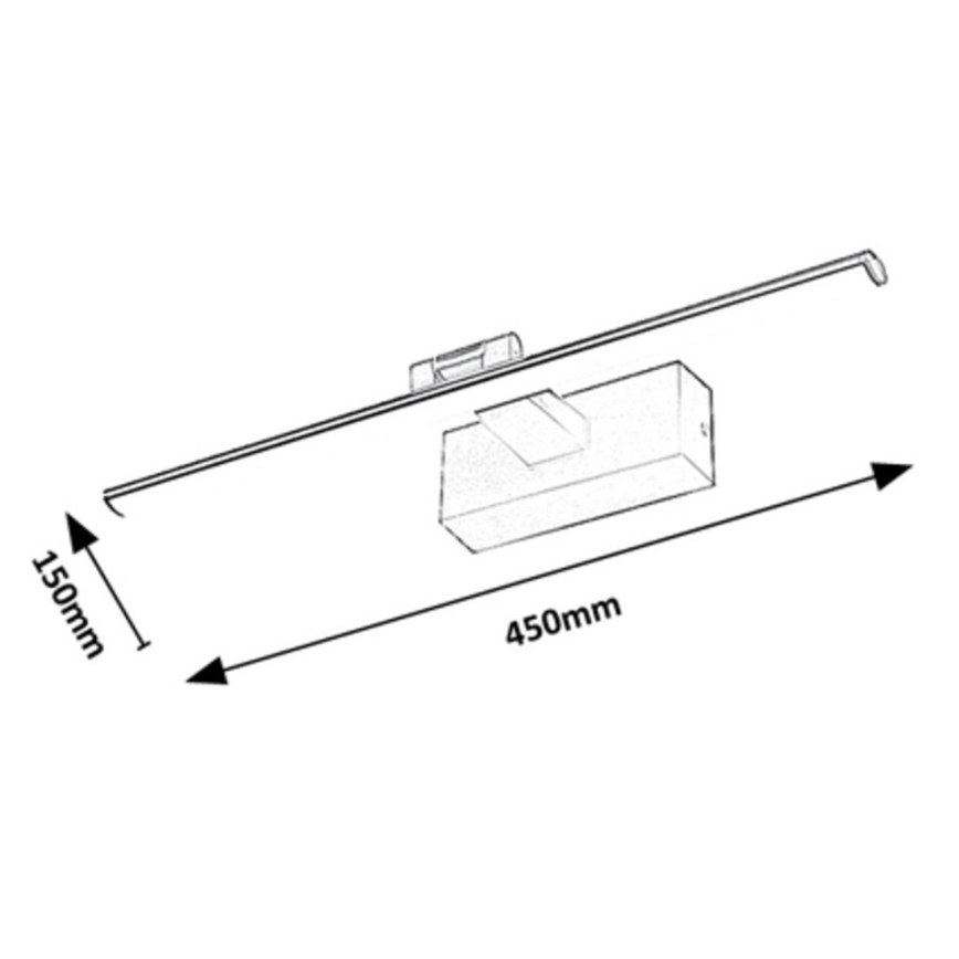 Rabalux - Светодиодная подсветка для картин LED/8W/230V 3000K 45 см