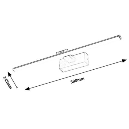 Rabalux - Светильник с LED-подсветкой для картин LED/12W/230V 3000K 59 см