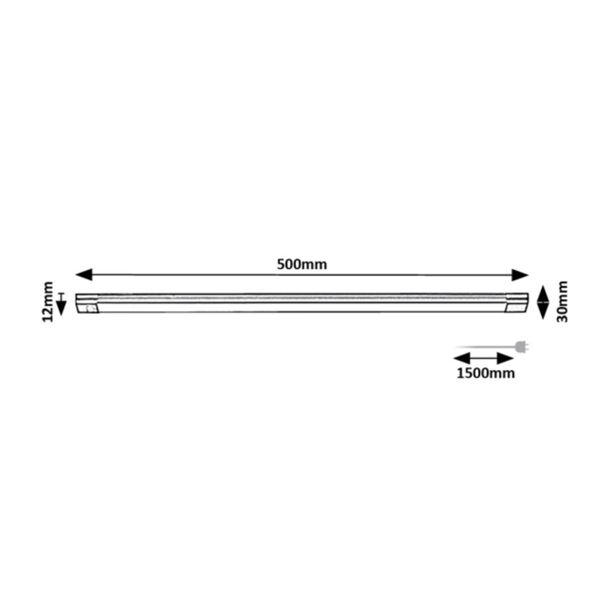 Rabalux - Світильник під шафу з LED, димований, з сенсором LED/8W/230V 3000K 50 см