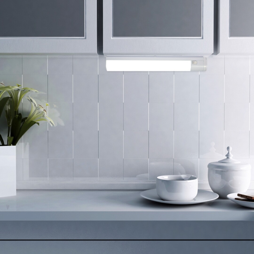 Rabalux - LED світильник для підсвітки стільниці з розетками LED/17W/230V 4000K IP44 білий 57 см