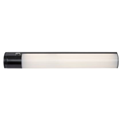 Rabalux - LED світильник для підсвітки стільниці з розетками LED/20W/230V 4000K IP44 чорний 87 см