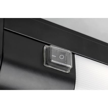 Rabalux - LED світильник для підсвітки стільниці з розетками LED/20W/230V 4000K IP44 чорний 87 см