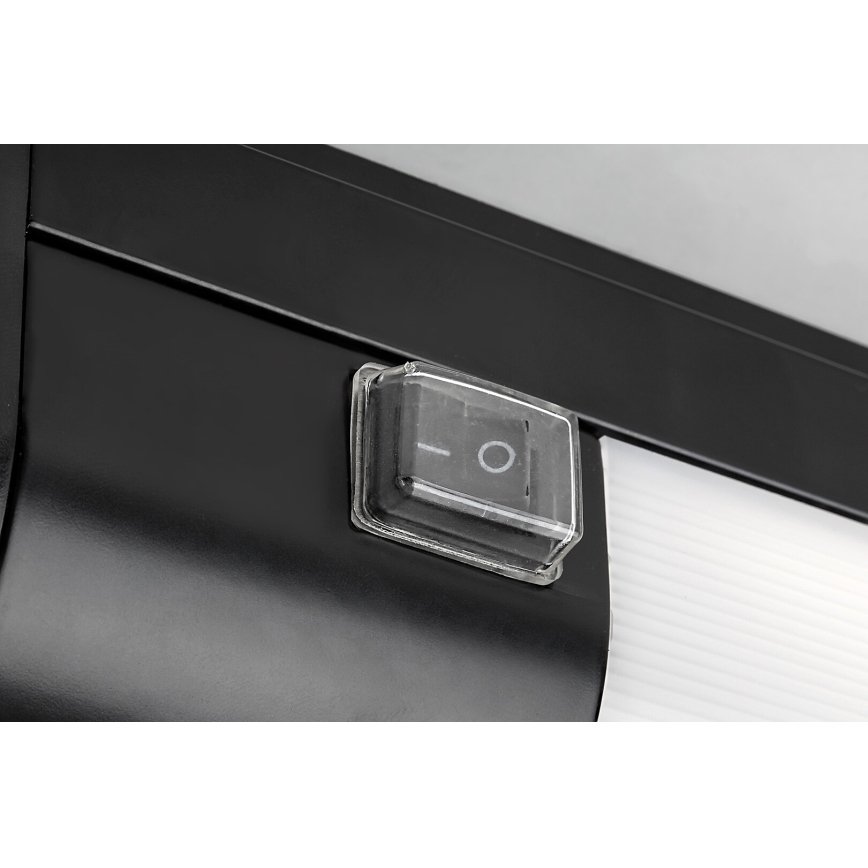 Rabalux - Светодиодная лампа для подсветки кухонной столешницы с розеткой LED/20W/230V 4000K IP44 черный 87 см