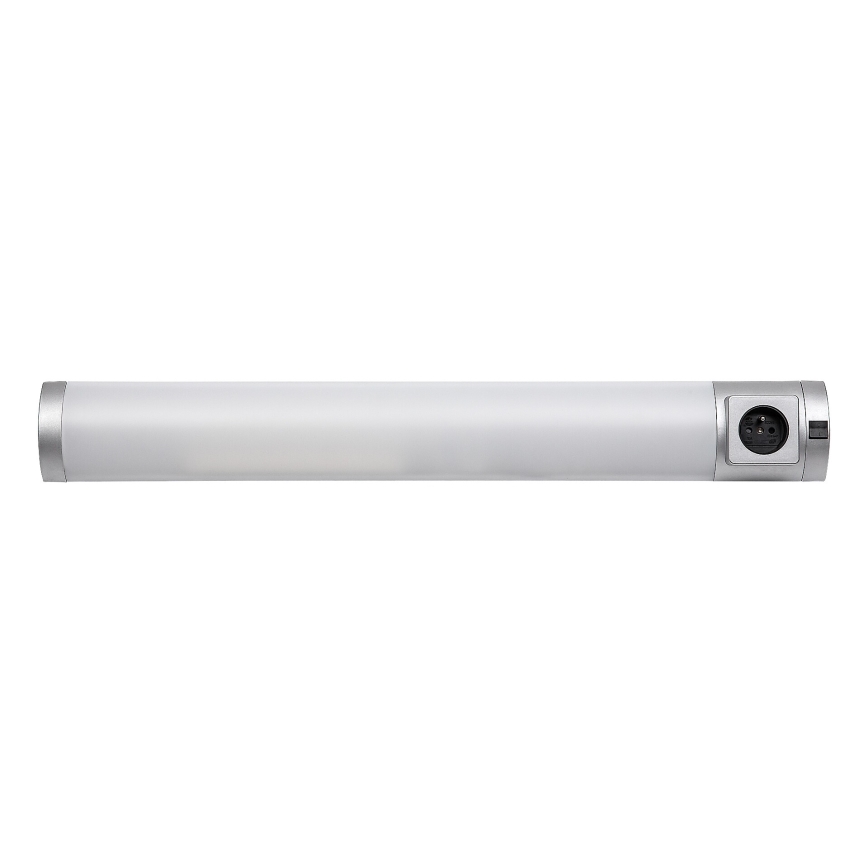 Rabalux - Светодиодная лампа для подсветки кухонной столешницы с розеткой LED/8W/230V 4000K 68 см серебристый