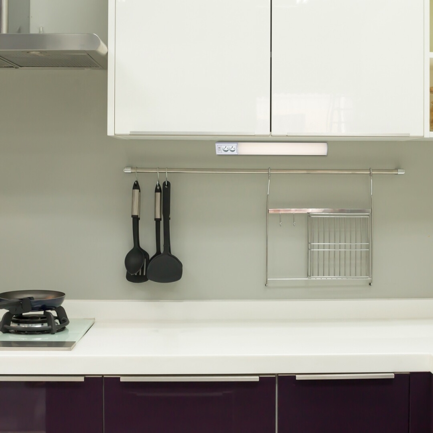 Rabalux - LED світильник для підсвітки стільниці з розетками LED/15W/230V 4000K 70 cm білий