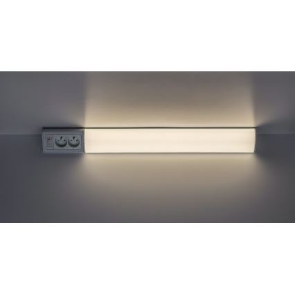Rabalux - LED світильник для підсвітки стільниці з розетками LED/15W/230V 4000K 70 cm білий