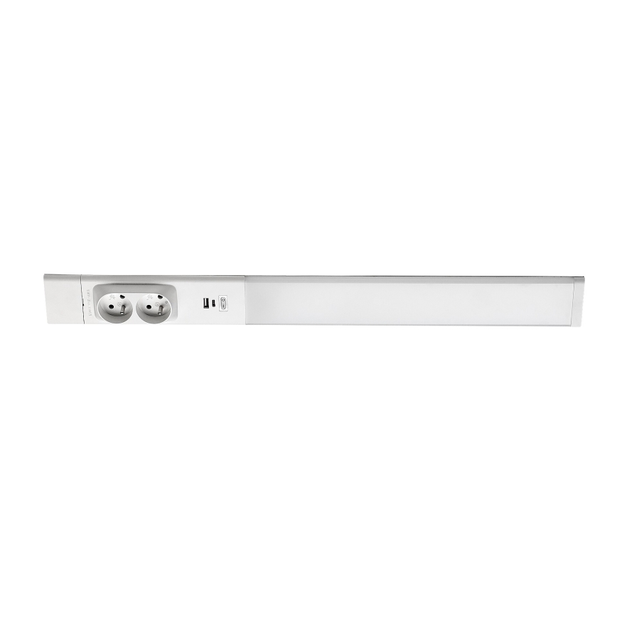 Rabalux - LED світильник для підсвітки стільниці з розетками LED/18W/230V 4000K 60 cm білий