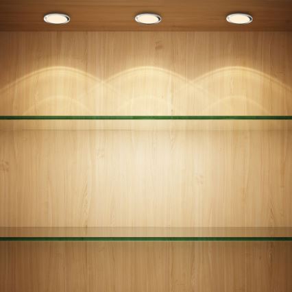 Rabalux - НАБІР 3x LED Освітлення шафи з регулюванням яскравості 3xLED/1W/230V 4000K