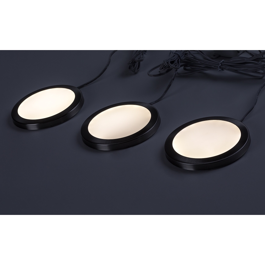 Rabalux - НАБІР 3x LED Освітлення шафи з регулюванням яскравості 3xLED/1W/230V 4000K