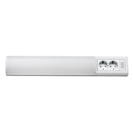 Rabalux - LED світильник для підсвітки стільниці з 2 розетками LED/10W/230V 4000K 50 см білий