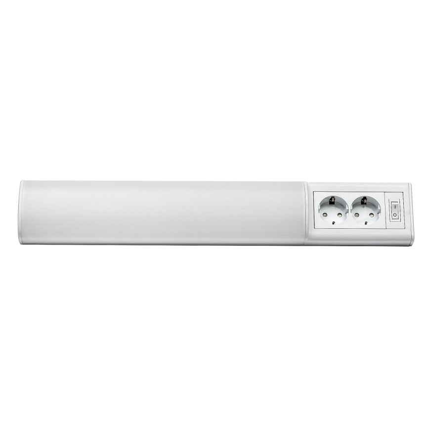 Rabalux - LED світильник для підсвітки стільниці з 2 розетками LED/10W/230V 4000K 50 см білий