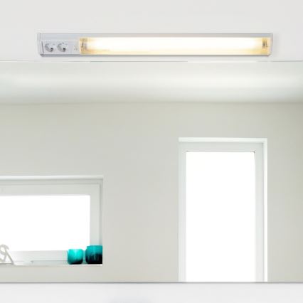Rabalux - LED світильник для підсвітки стільниці з 2 розетками LED/15W/230V 4000K 70 см білий
