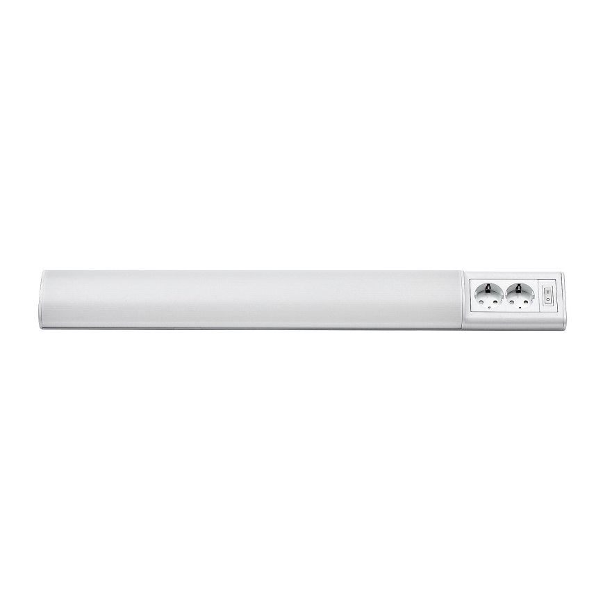 Rabalux - LED світильник для підсвітки стільниці з 2 розетками LED/15W/230V 4000K 70 см білий