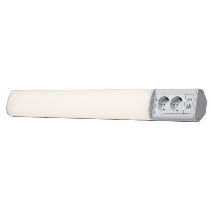 Rabalux - LED світильник для підсвітки стільниці з 2 розетками LED/15W/230V 4000K 70 см білий