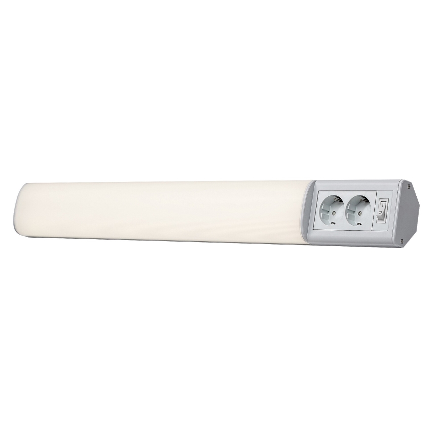 Rabalux - LED світильник для підсвітки стільниці з 2 розетками LED/15W/230V 4000K 70 см білий