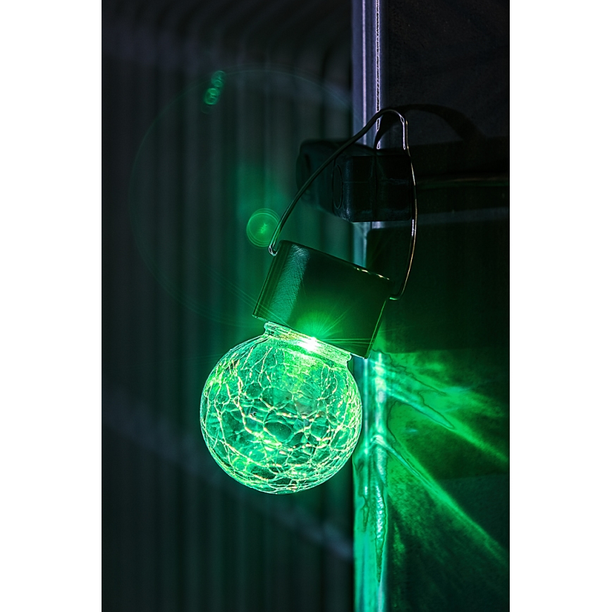 Rabalux - Светильник на солнечной батарее для улицы с LED RGB и выключателем LED/0,06 Вт 60 мАч IP44