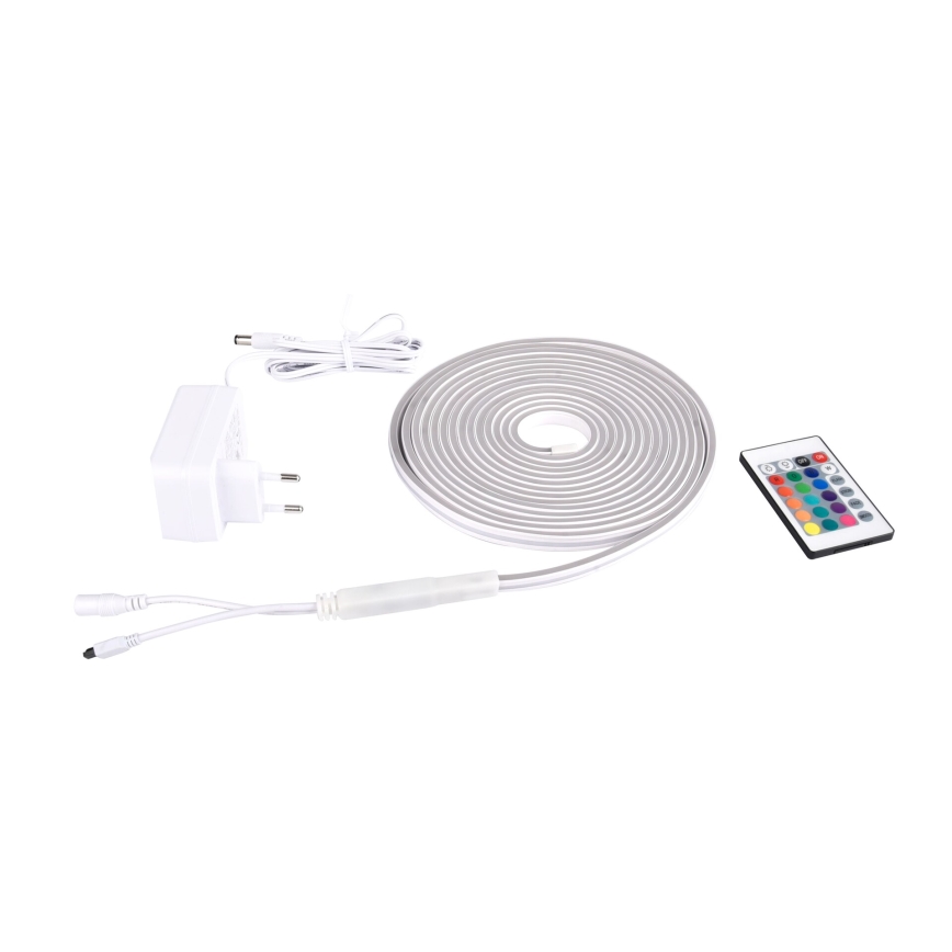 Rabalux - Светодиодная RGBW-лента с регулированием яркости LED/21W/230V 5 м IP67 + дистанционное управление