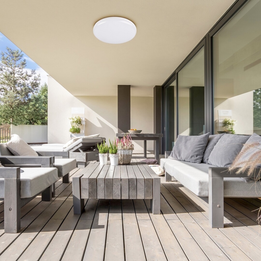 Rabalux - Вуличний світлодіодний стельовий світильник LED/24W/230V IP64