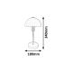 Rabalux 8075 - Настольная лампа MANFRED 1xE27/40W/230V
