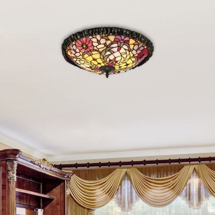 Rabalux 8087 - Потолочный светильник Tiffany MIRELLA 2xE27/60W/230V