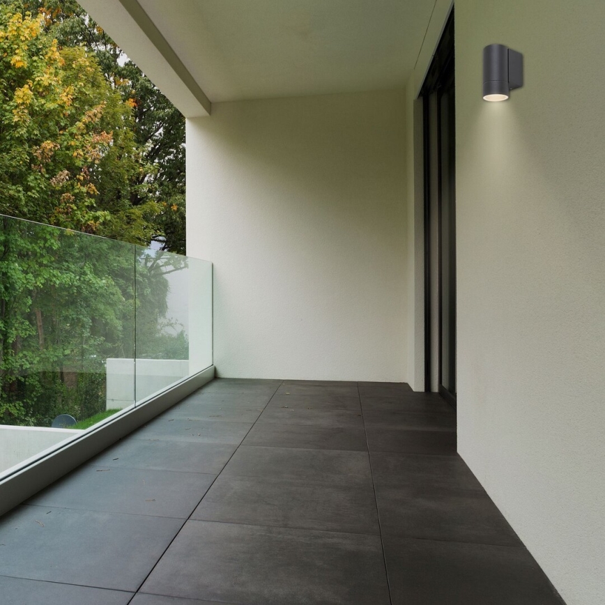 Rabalux - Уличный настенный светильник 1xGU10/10W/230V IP54 серый