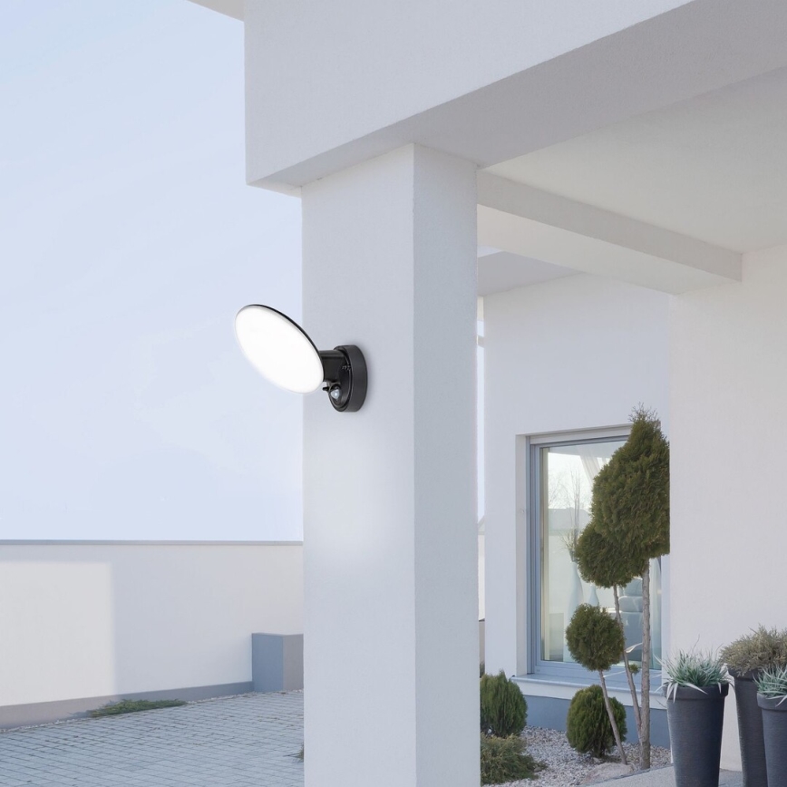 Rabalux - Уличный светодиодный настенный светильник с датчиком LED/12W/230V IP54