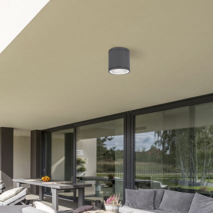 Rabalux 8150 - Уличный потолочный светильник AKRON 1xGU10/35W/230V IP54