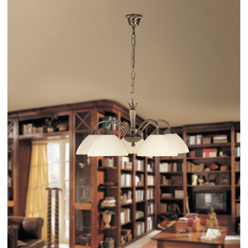 Rabalux 8175 - Люстра на цепи REGINA 5xE14/40W/230V