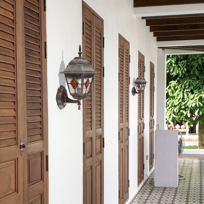 Rabalux - Наружный настенный светильник 1xE27/60W/230V