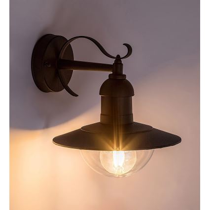 Rabalux - Уличный настенный светильник 1xE27/60W/230V IP44